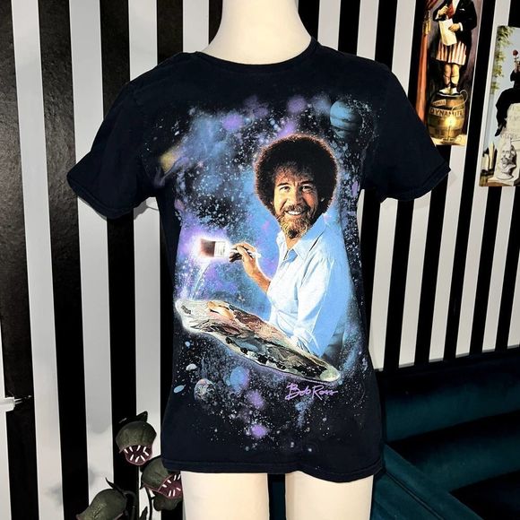 Bob Ross Graphic Tee - Picture 1 of 3